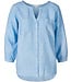 HIMALAYA linnen blouse EVI BLUE van pure linnen