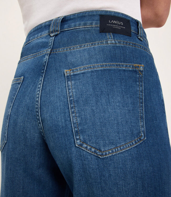 LANIUS mid waist relaxed jeans GOIA MID DENIM biologisch katoen