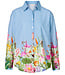 HIMALAYA gestreepte blouse LEA FLOWER biologisch katoen