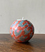 FAIRTRADE gekleurde waxinelichthouder van speksteen WILD PINK