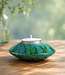 FAIRTRADE gekleurde waxinelichthouder van speksteen GREEN