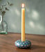 Colours of Africa FAIRTRADE gekleurde kaarsen houder van speksteen PETROL