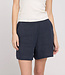 MAZINE korte pure linnen broek NALA NAVY