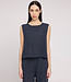 MAZINE mouwloze top LAURA NAVY van pure linnen