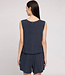MAZINE mouwloze top LAURA NAVY van pure linnen