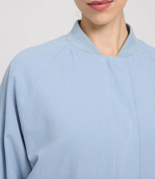 MAZINE bomber jasje VIVIAN BLUE biologisch katoen