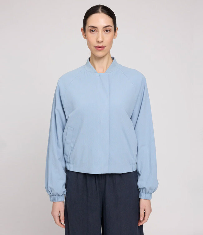 MAZINE bomber jasje VIVIAN BLUE biologisch katoen