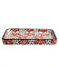 TRANQUILLO Zeep schaaltje van keramiek  ORANGE FLOWER Handmade & Fairtrade
