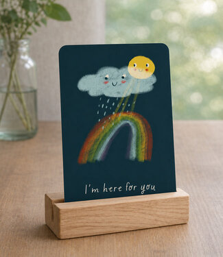 Illu-ster Wens kaart I'M HERE FOR YOU A6 van illu-ster