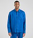 DEDICATED puur linnen overhemd RUTE BLUE