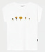 DEDICATED shirt VISBY DANDELION WHITE biologisch katoen