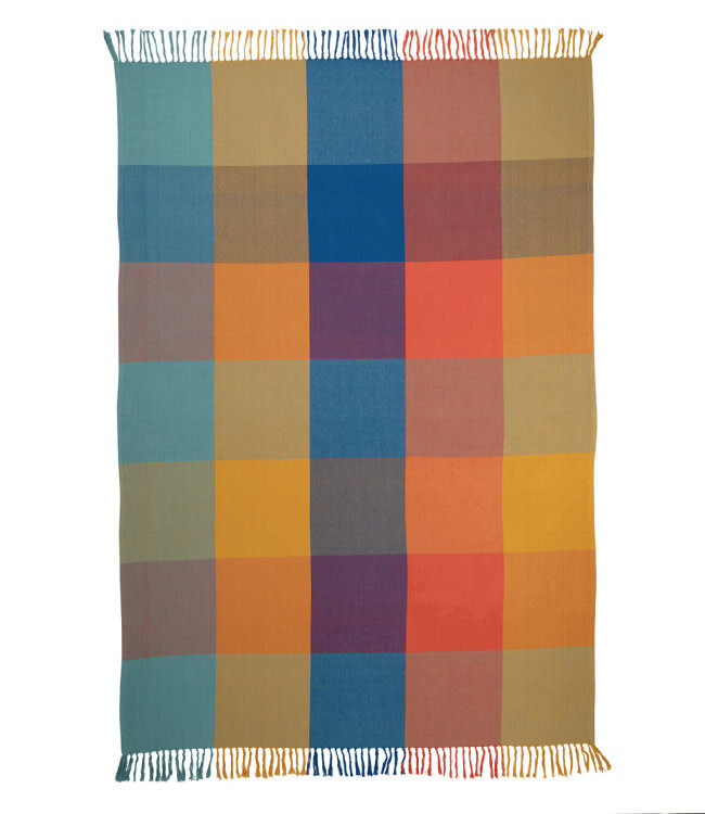 Picknick kleed van biologisch katoen MULTI COLOR  Living Crafts