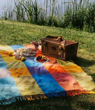 Living Crafts Picknick kleed van biologisch katoen MULTI COLOR  Living Crafts