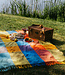 Picknick kleed van biologisch katoen MULTI COLOR  Living Crafts