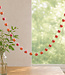 FAIRTRADE slinger POMPON MULTI van wol met belletjes ca. 175 cm