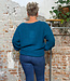 ALMA LOVIS wollen v-hal trui ZOHRA PETROL van alpaca