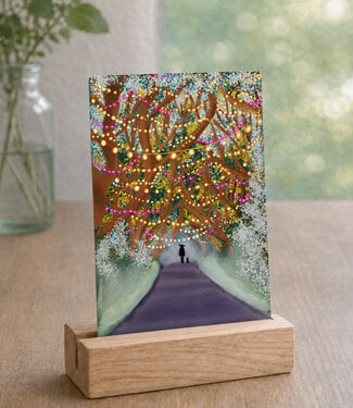 Studio LAWIENE Dubbele Wens kaart INTO THE WOODS van studio LaWiene 10,5 x15 cm