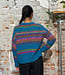 AIKUSS gekleurde wollen trui LORI TURQUOISE van alpaca