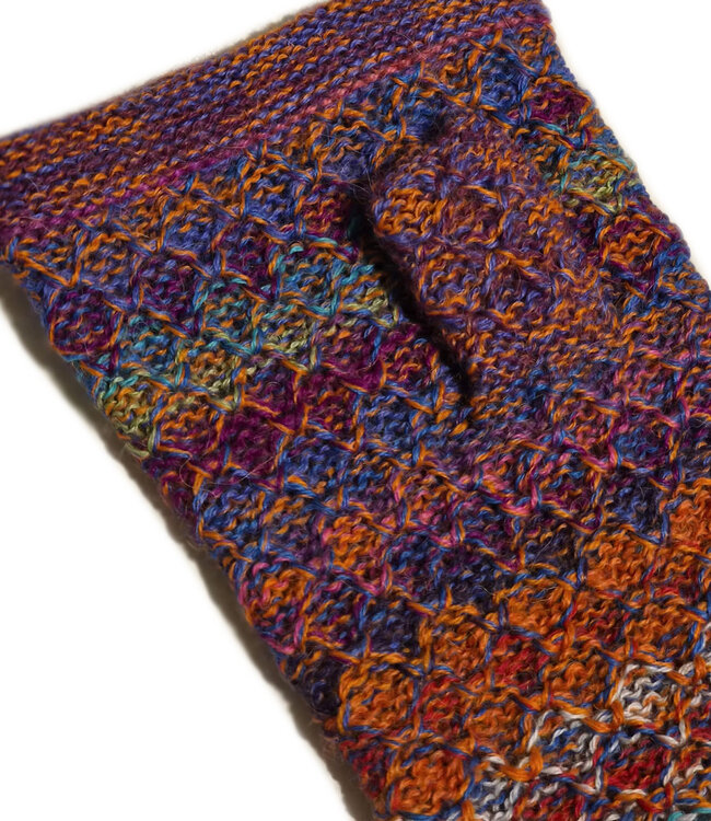 AIKUSS wollen polswarmers MULTI pure alpaca