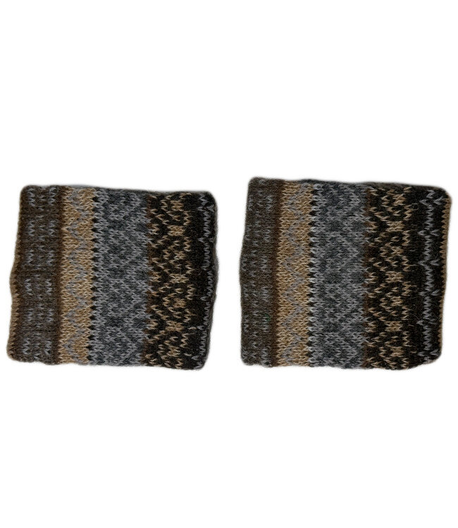 AIKUSS korte Polswarmers 100% baby alpaca LOUISE