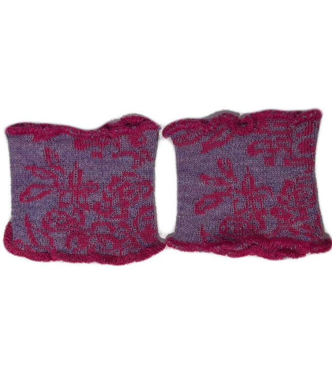 AIKUSS korte Polswarmers 100% baby alpaca AITANA