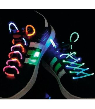 BasicXL BasicXL Green/Purple LED Lichtgevende Schoenveters