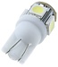 T10 5 x 5050 SMD LED White 12V Autolamp