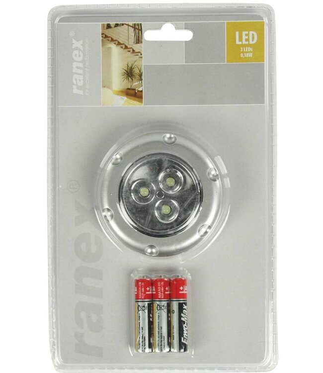 Ranex Ranex Florenz Mini Silver LED Druklamp