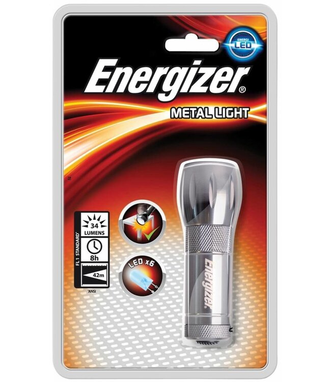Energizer Energizer Metalen Light LED Zaklamp
