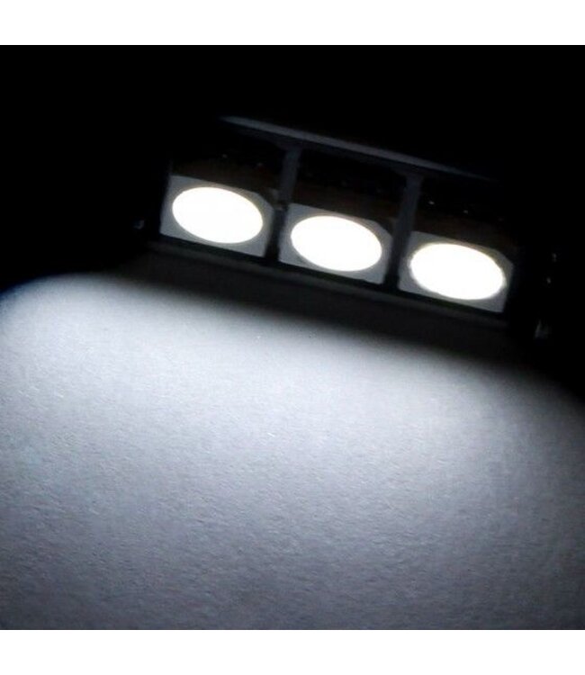 Festoon 3 x 5050 SMD LED Canbus White 36 MM 12V Autolamp