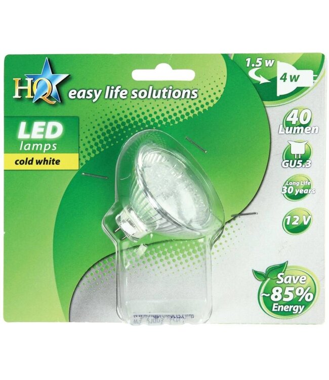 HQ HQ GU5.3 Cool White LED'S MR16 3x 1 W