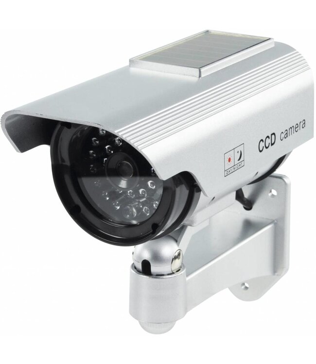 Konig Konig CCTV Dummy Solar Camera in Buitenbehuizing met IR LED