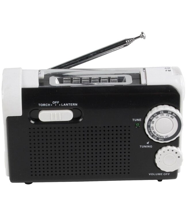 HQ HQ Dynamo zaklamp met Ingebouwde Radio, lader