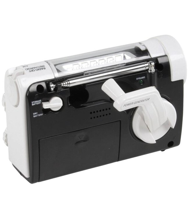 HQ HQ Dynamo zaklamp met Ingebouwde Radio, lader