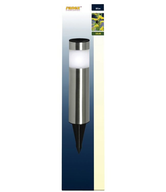 Ranex Ranex Wim LED Solar Tuinlamp op Spies