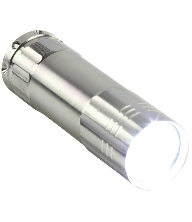 HQ HQ Toonbankdisplay met 3 LED's 24 stuks Aluminium Zaklampen