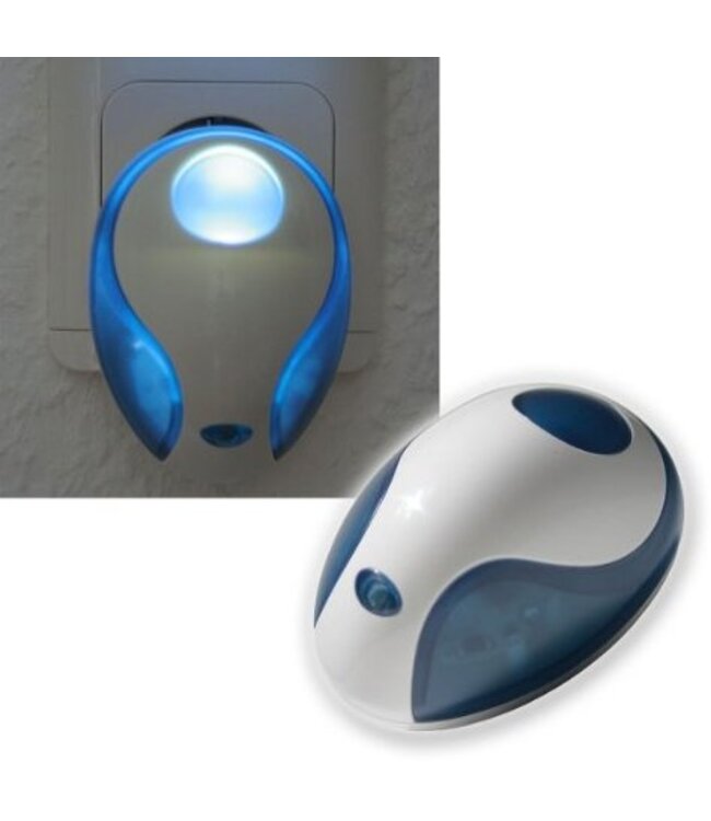 Mellert Mellert LED Nachtlicht met Schemersensor Blue