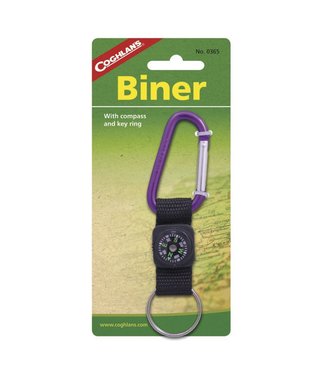 Coghlan's Biner W/Compass & Key Ring