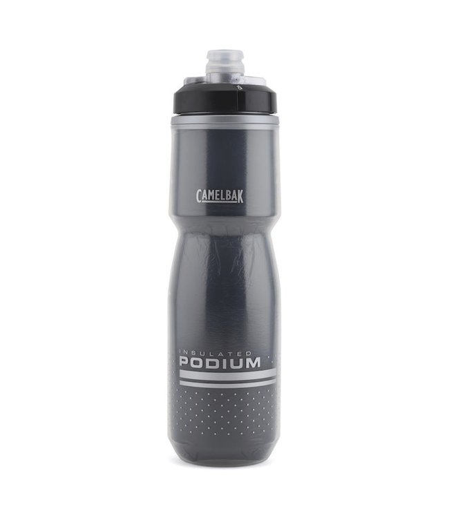 CamelBak Podium Chill Insulated Bike Water Bottle White/Black 24 Oz