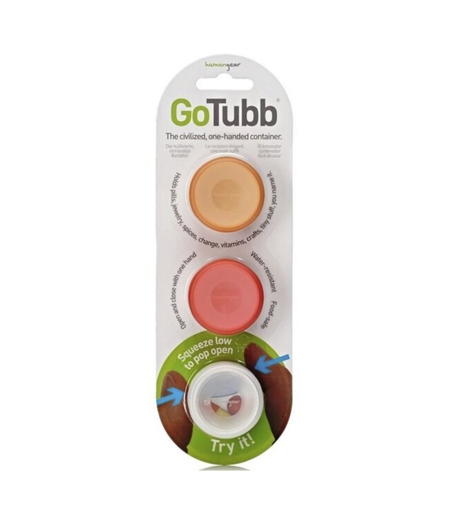 Humangear GoTubb 3pk