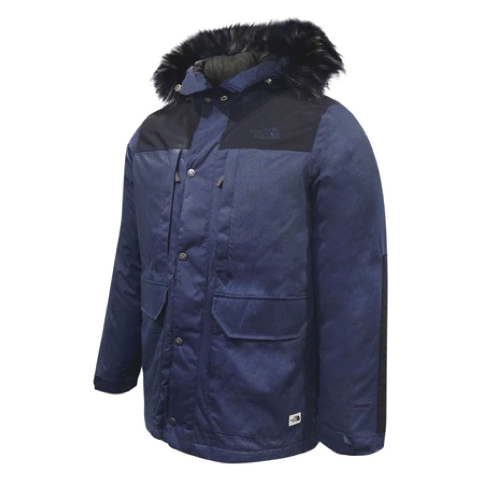 the north face snow down parka