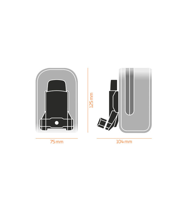 Fidlock PUSH Saddle Bag 600 + Saddle Base Set