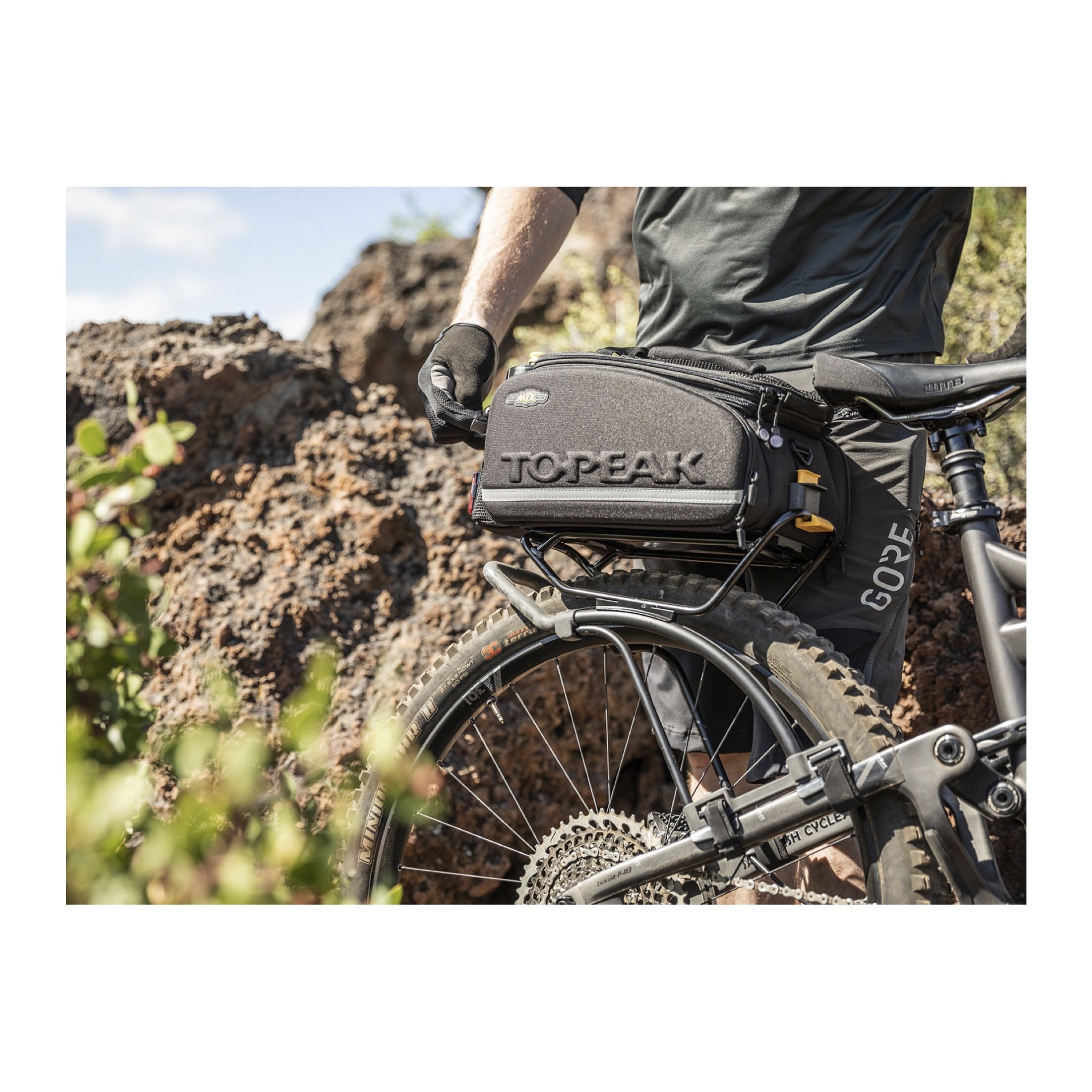 Topeak Tetrarack M2L Rear Rack Quick Strap on Seatstays Black