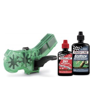 Finish Line Pro Chain Cleaner Kit with Degreaser and Dry Lube
