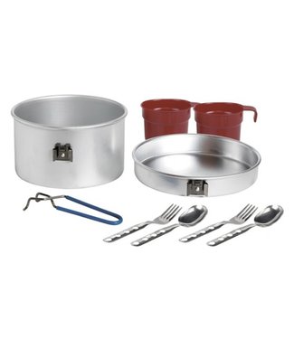 Laken Laken Non Stick Aluminium Cooking Set 2Person X02sets of Cutleries and Cups