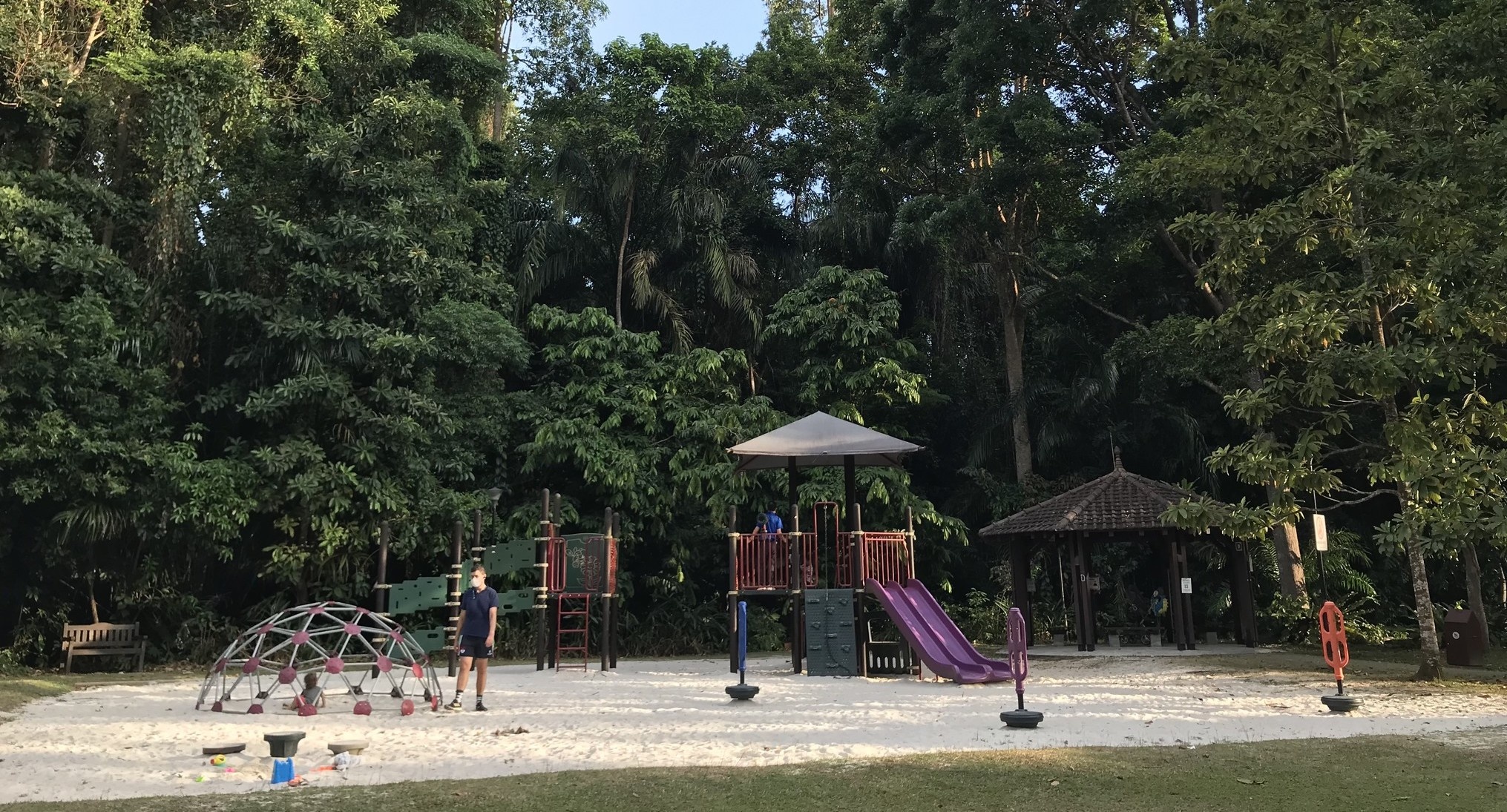 The Playground is big and fun