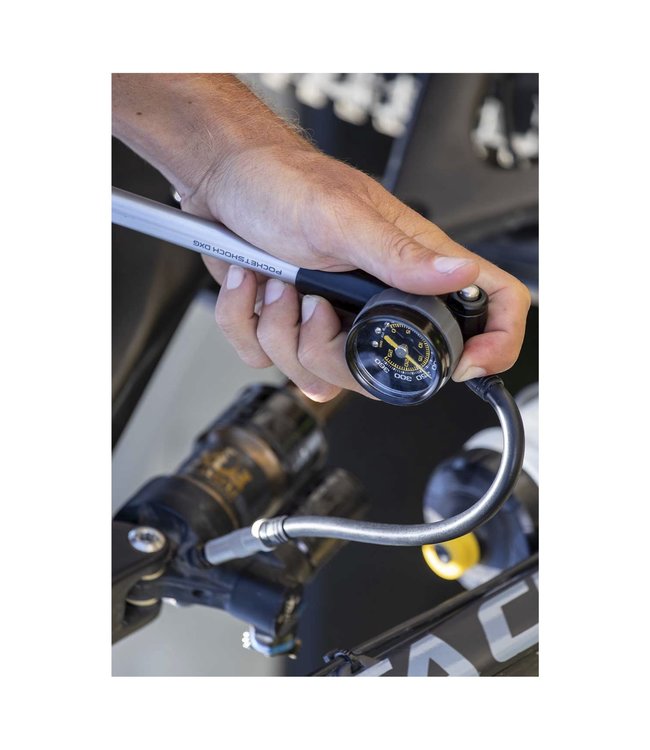 Topeak Pocket Shock DXG , w/dail gauge 360 psi/24.8 bar