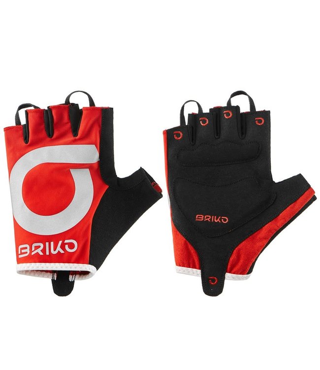 Briko High Visibility Half Finger Cycling Gloves