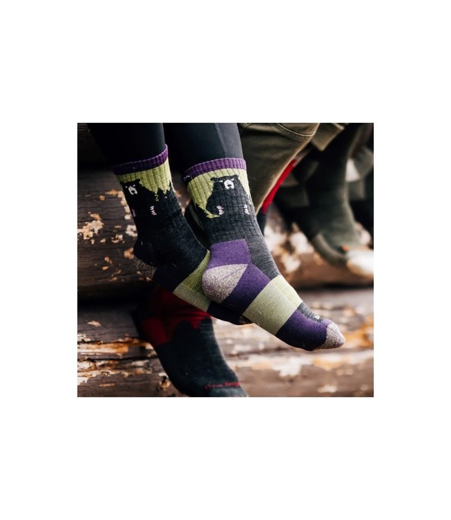 Darn Tough Women's Bear Town Micro Crew Lightweight Hiking Socks