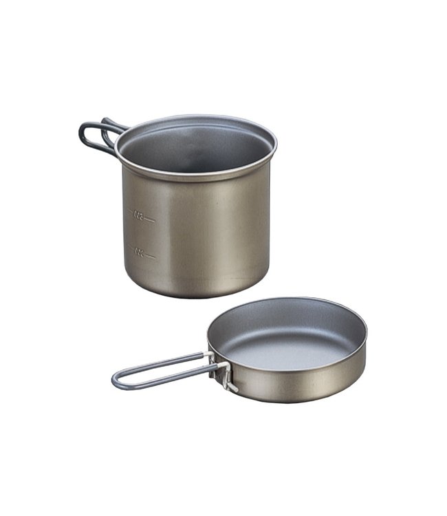 Evernew Titanium Cooker Set Deep Type Ceramic (Made In Japan)